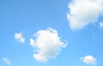 Low angle view of clouds in sky