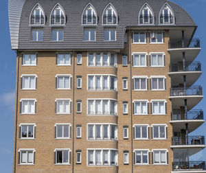 Low angle view of residential building