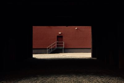 Entrance of building