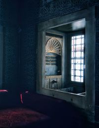 Interior of abandoned house