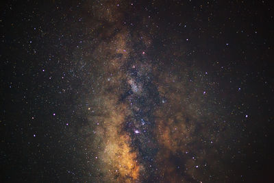 Low angle view of stars in sky