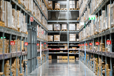 Interior of building