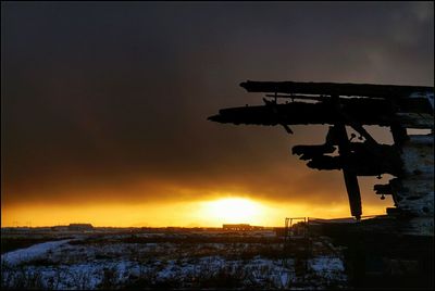 Scenic view of sky at sunset