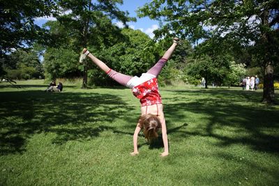 Group of people in park