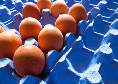 Full frame shot of eggs