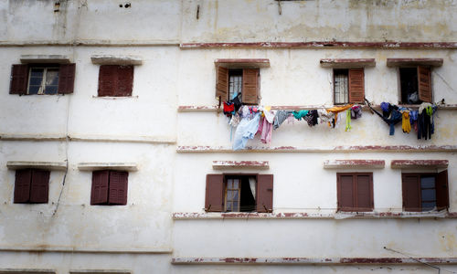 Low angle view of old building