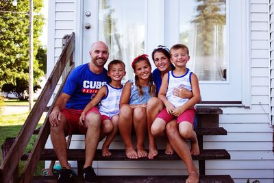 Family ready for 4th of july