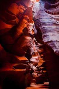 Full frame shot of cave