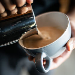 Close-up of coffee cup