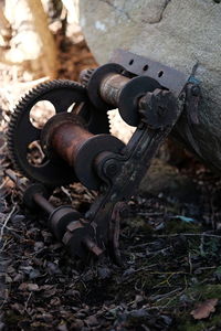 Close-up of rusty metal