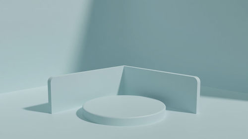 High angle view of laptop on table