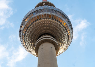 Fernsehturm, television tower. close to alexanderplatz constructed by the german democratic republic