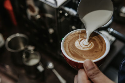 Close-up of coffee cup