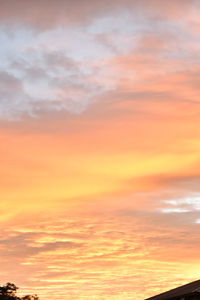 Scenic view of sky at sunset