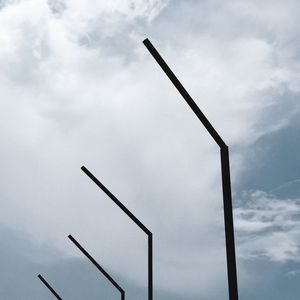 Low angle view of cloudy sky