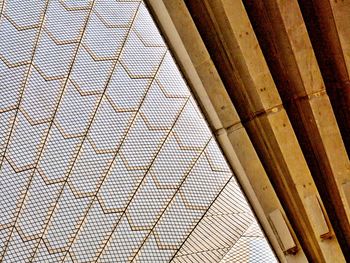 Low angle view of roof of building