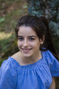 Portrait of a smiling young woman