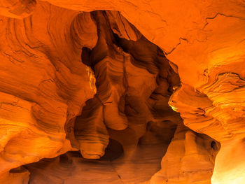 Rock formations at canyon