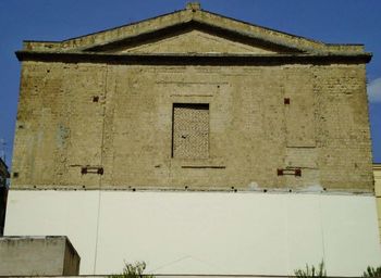 Exterior of house against clear sky