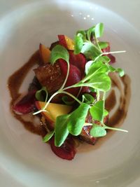 Close-up of salad in plate