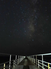 Scenic view of sky at night