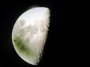Close-up of sky at night