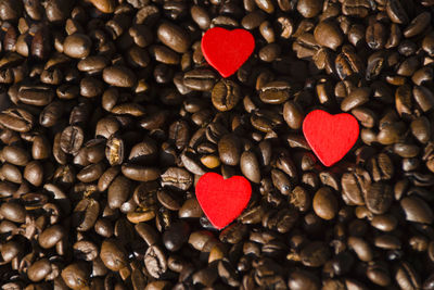 Full frame shot of red chili peppers
