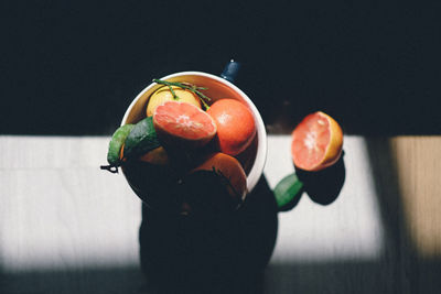 Close-up of fruits in bowl