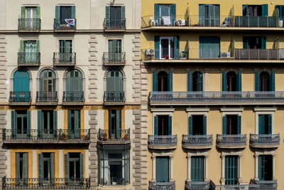 Full frame shot of residential building