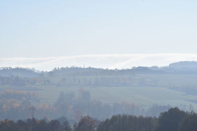 Scenic view of landscape against sky