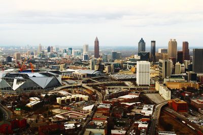 Aerial view of a city