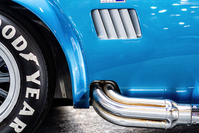 Close-up of vintage car