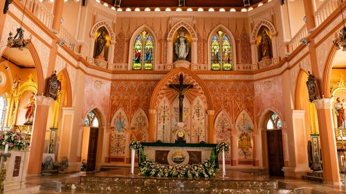 Interior of temple