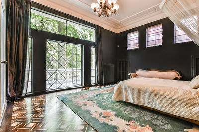 View of bed in bedroom