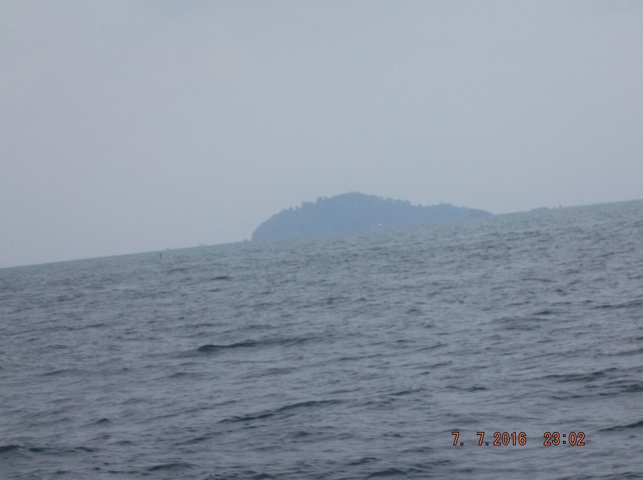 VIEW OF SEA AGAINST CLEAR SKY