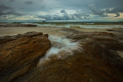 Beautiful rocky beach