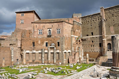 Imperial forum of emperor augustus. rome, italy