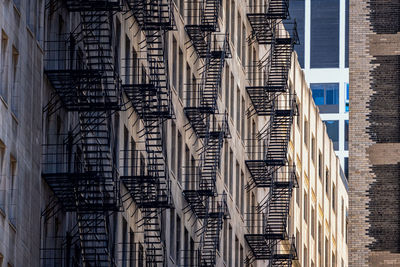 Low angle view of staircase of building