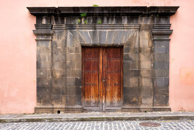 Exterior of old building