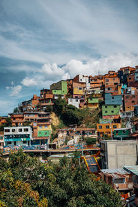 Slum in medellin at colombia