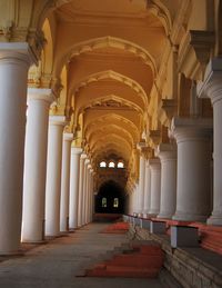 Corridor of historic building