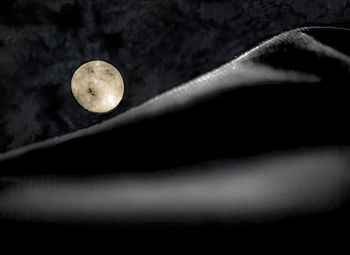 Close-up of moon at night