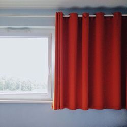 Close-up of white curtain