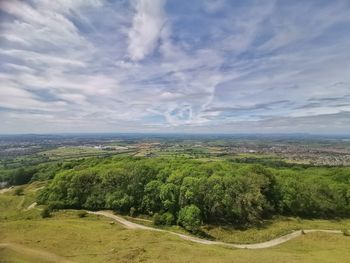 Scenic view of landscape against sky