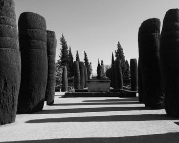 View of formal garden