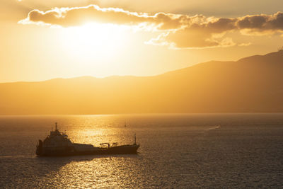 Majestic greek sunset