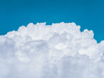 Low angle view of clouds in blue sky