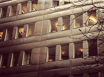 Low angle view of buildings in city