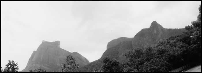 Panoramic view of mountain against sky