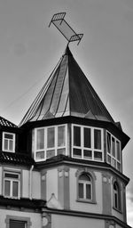 Low angle view of building against sky